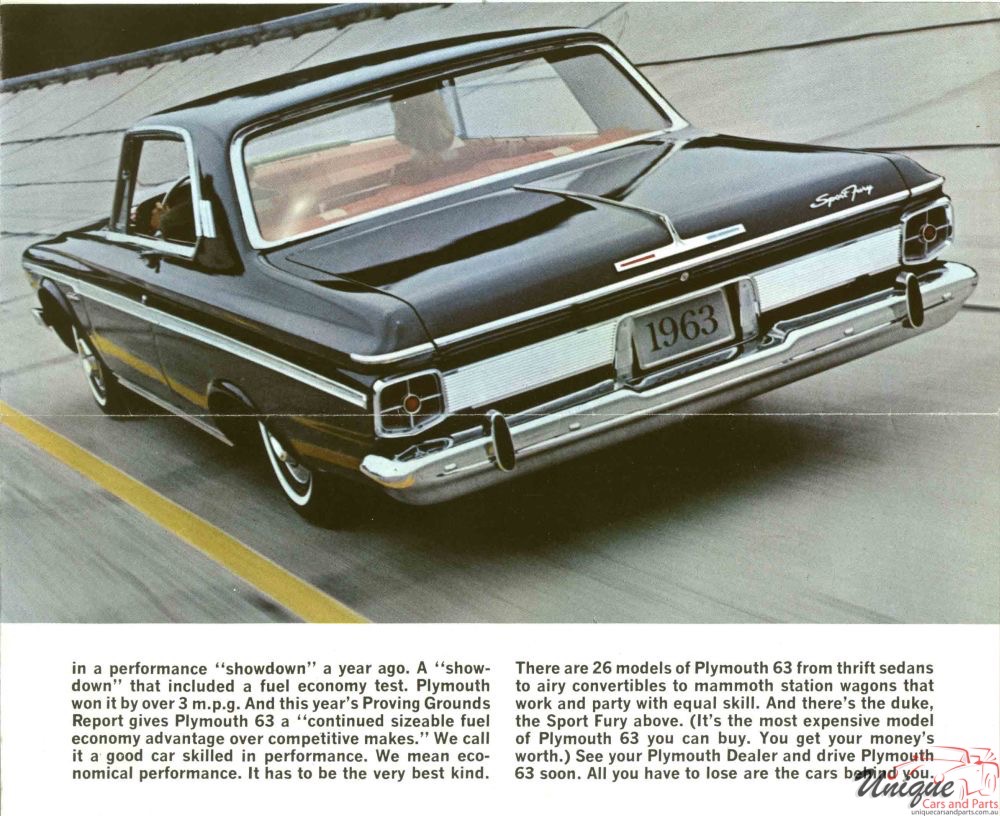 1963 Plymouth Foldout Page 2